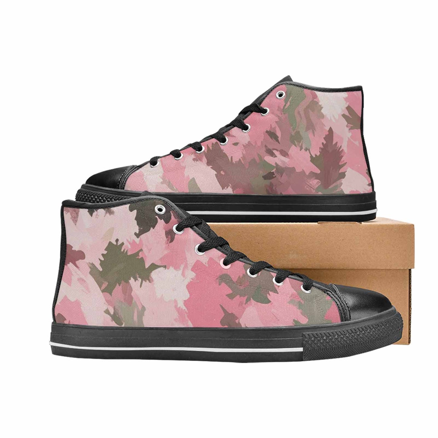 MEN'S Military Camouflage Blotch High Top Canvas Y2K Custom Sneakers