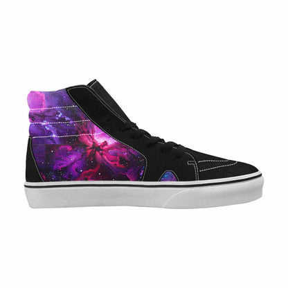 MEN'S Galaxy Nebula Galaxy Nebula High Top Canvas Vivid Sneakers