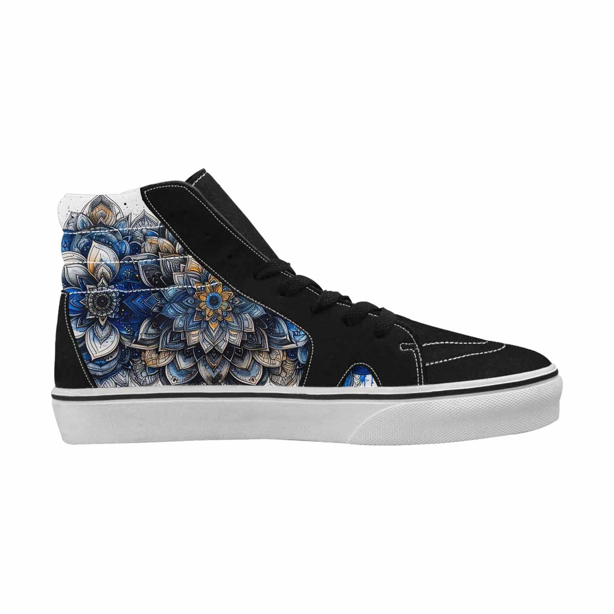 MEN'S Mandala Medallion High Top Canvas Dreamlike Custom Shoes