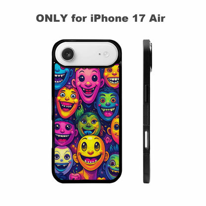 iPhone 17 Air Case — Small Funny Looking Cartoon People Cartoon, Customized Protective Case