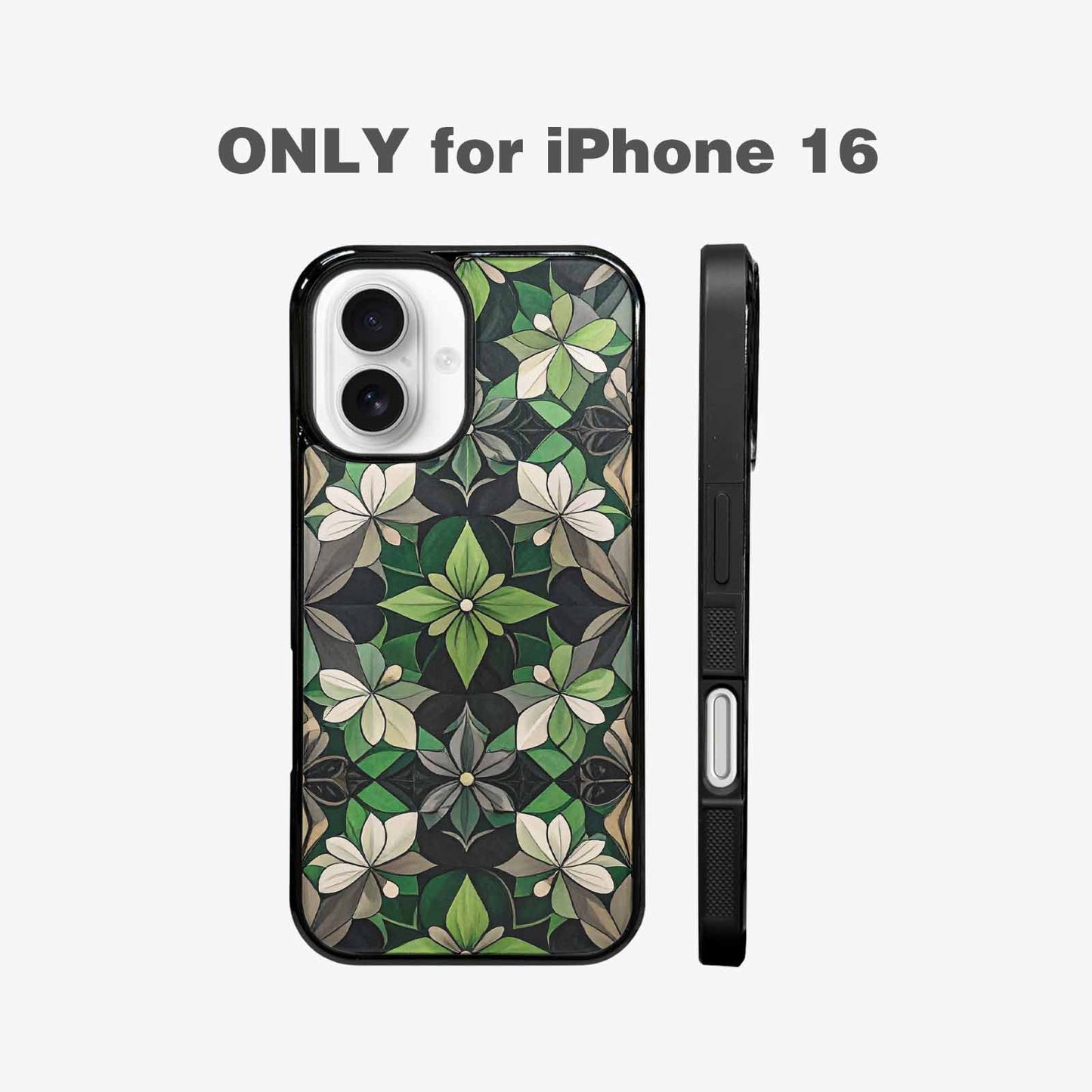 iPhone 16 Case — Aromantic Flag Color Theme Small Rainbow, Original Design Phone Case