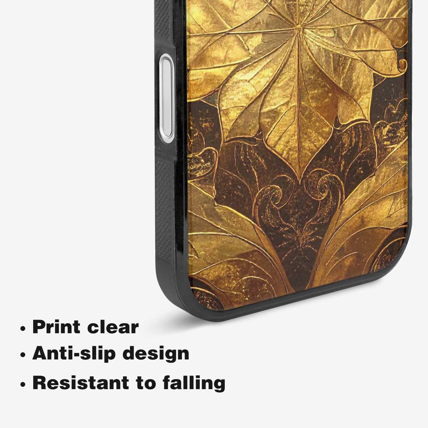 iPhone 16 Plus Case — Klimt Gold Leaf Artwork Pattern, Original Design Phone Case