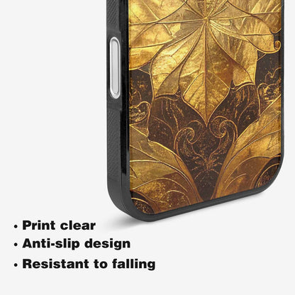 iPhone 16 Plus Case — Klimt Gold Leaf Artwork Pattern, Original Design Phone Case