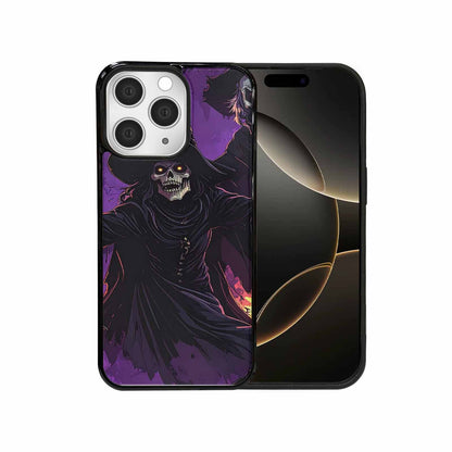 iPhone 15 Pro Max Case — Scary Horror Halloween Art Print Edge, Custom Made Phone Cover