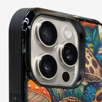 iPhone 16 Pro Max Case — Mushrooms Pattern Hundreds Of 0x7, Unique Phone Case Design