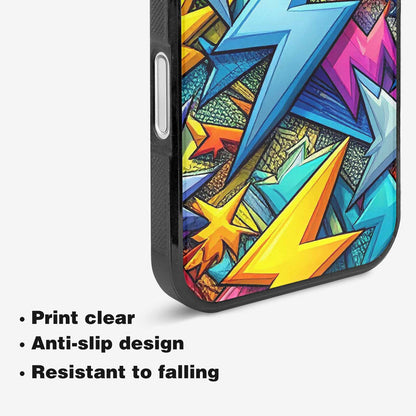 iPhone 16 Plus Case — Lightning Bolt Storm Pattern Hundreds Of, Custom Phone Case