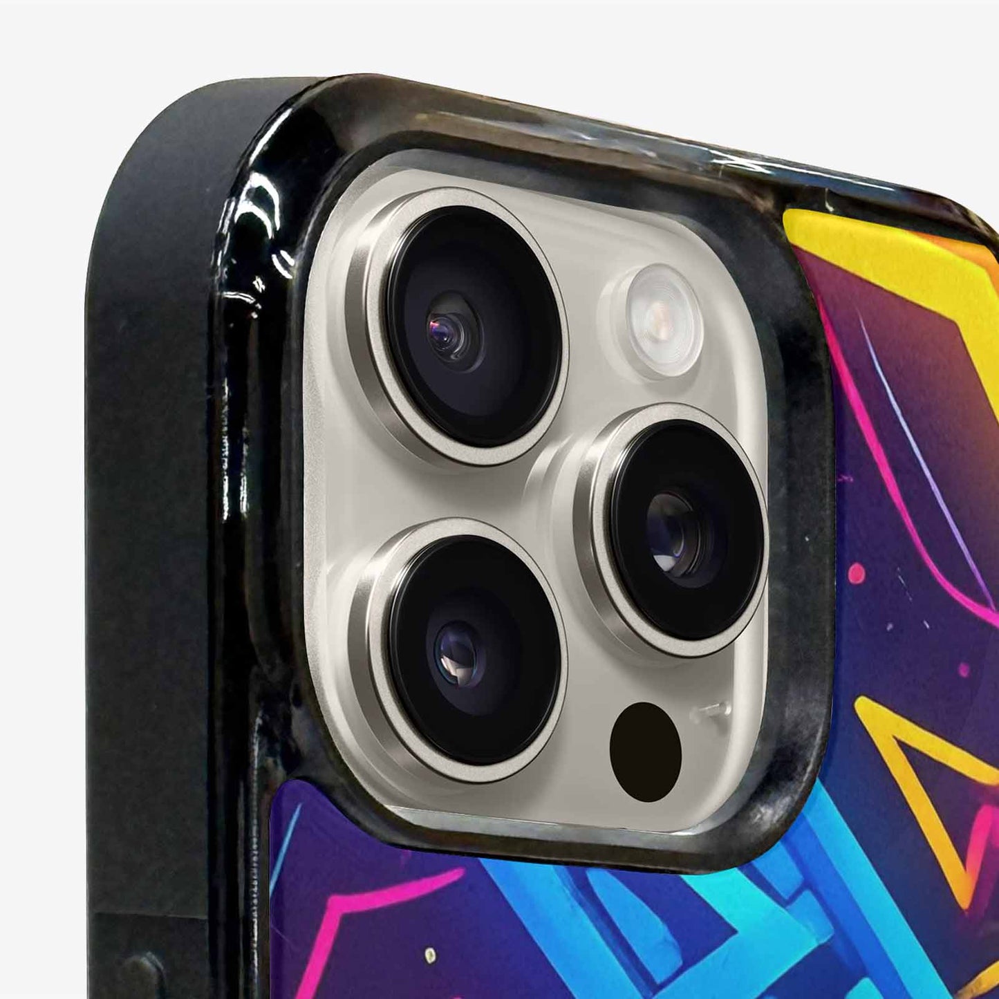iPhone 16 Pro Max Case — 80s Retro Motif 80s Retro Motifs, Original Design Phone Case