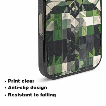 iPhone 15 Pro Max Case — Aromantic Flag Color Theme Small Rainbow, Custom Designed Case Cover