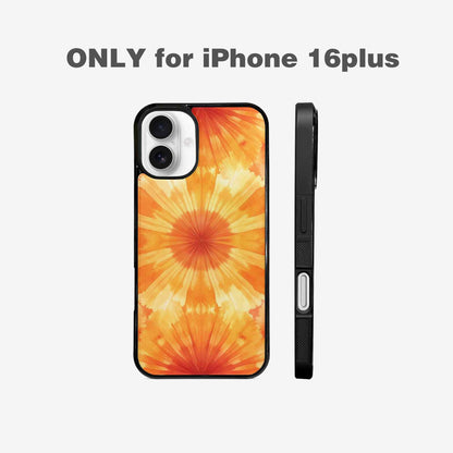 iPhone 16 Plus Case — Ombre Tie Dye Sunset Custom, Custom Designed Case Cover