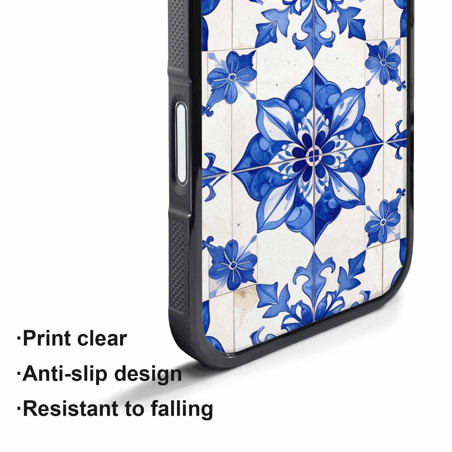 iPhone 17 Pro Case — Talavera Tile Floral, Custom Made Phone Cover