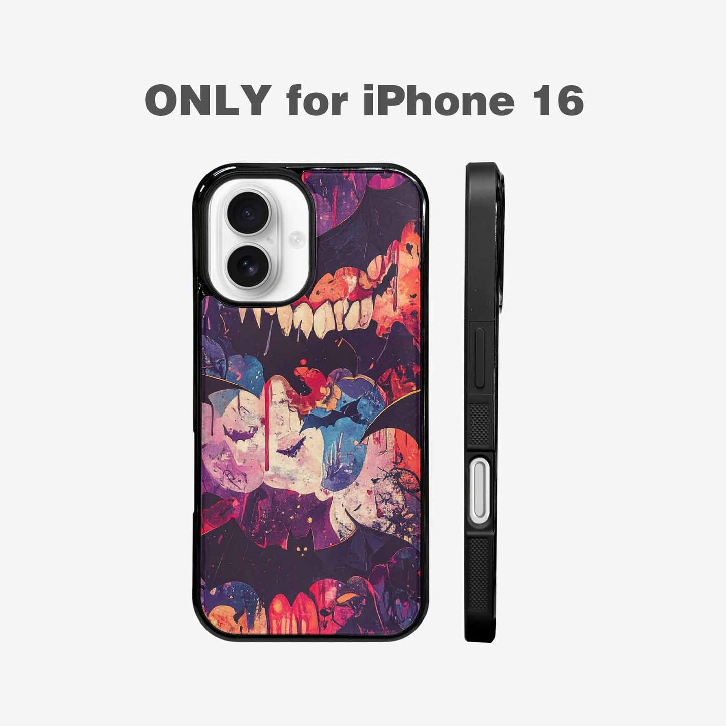 iPhone 16 Case — Vampire Fangs Bats Vampire Fangs And, Unique Phone Case Design