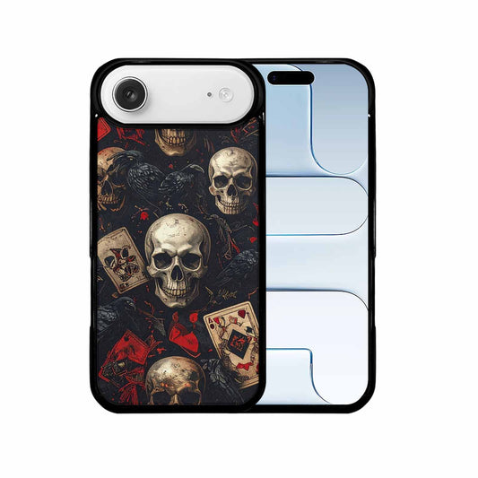 iPhone 17 Air Case — Skull Dark Art Gothic Print Gothic, Custom Print Case Cover