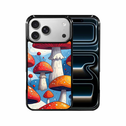 iPhone 17 Pro Max Case — Vivid Winter Mushroom Cartoon Cute, Custom Printed Phone Case