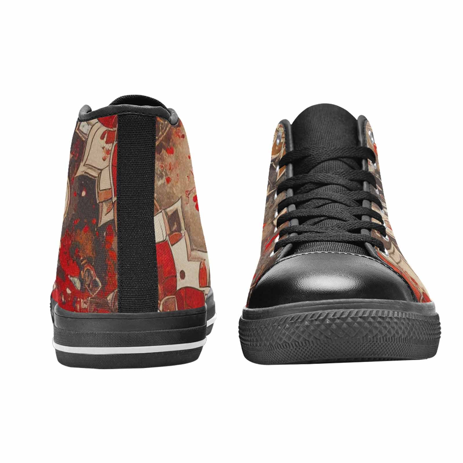 WOMEN'S Mandala High Top Canvas Surreal Custom Sneakers