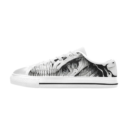 WOMEN'S Cc Horror Art Canvas Dark Academia Custom Shoes