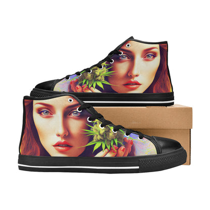 MEN'S 420 Woman Men’S High Top Canvas Surreal Sneakers