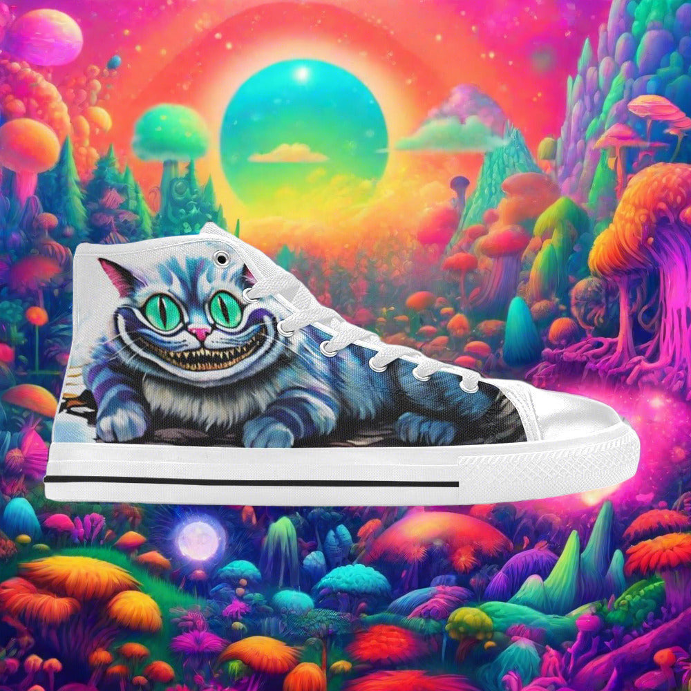 Phoenix Purple Teal Unique Bold Art - Freaky Shoes