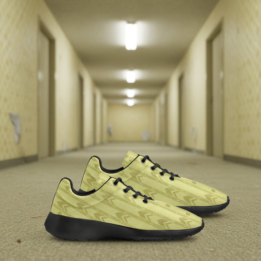 Backrooms Custom Sneakers | Unique Wallpaper Print Custom Shoes Men's Athletic Shoes