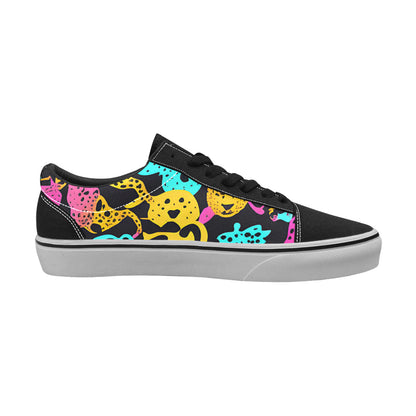 WOMEN'S Animal Print Art Low Top Skateboarding Cottagecore Sneakers