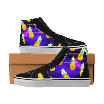 MEN'S Galaxy Pineapples 2 High Top Skateboarding Cottagecore Sneakers