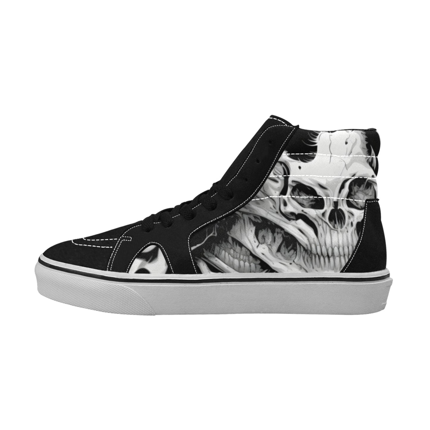 WOMEN'S Horror Comic Book Art High Top Skateboarding Grunge Shoes