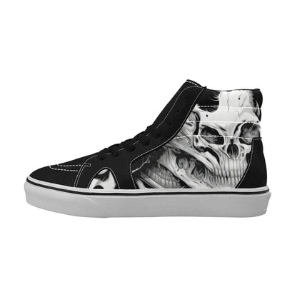 WOMEN'S Horror Comic Book Art High Top Skateboarding Grunge Shoes