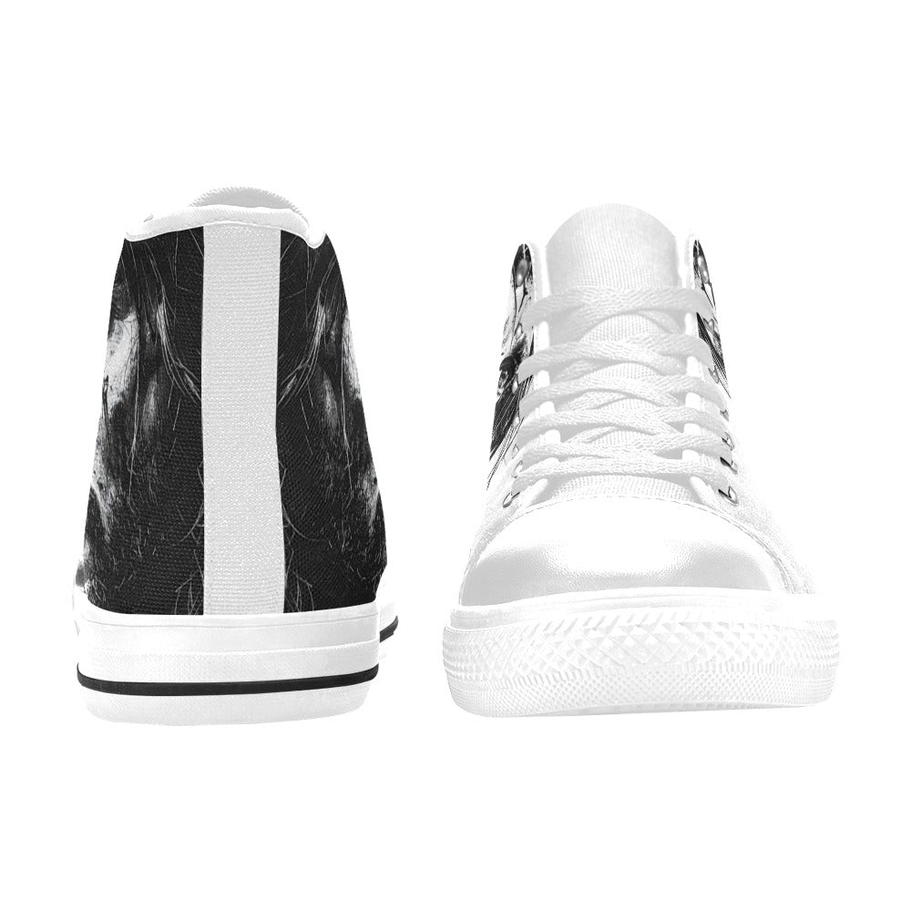 MEN'S Jesus Men’S High Top Canvas Neon Fantasy Custom Shoes