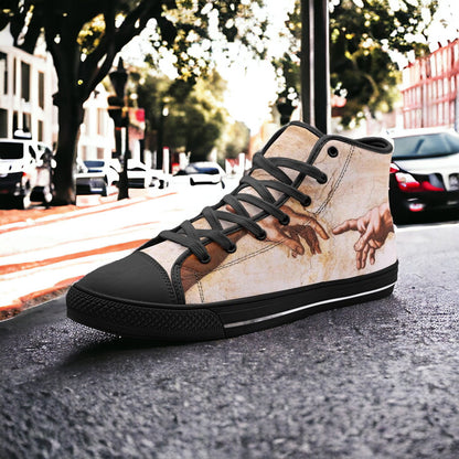 Celtic Navy Indigo Custom Bold Art - Freaky Shoes | Custom Art Sneakers