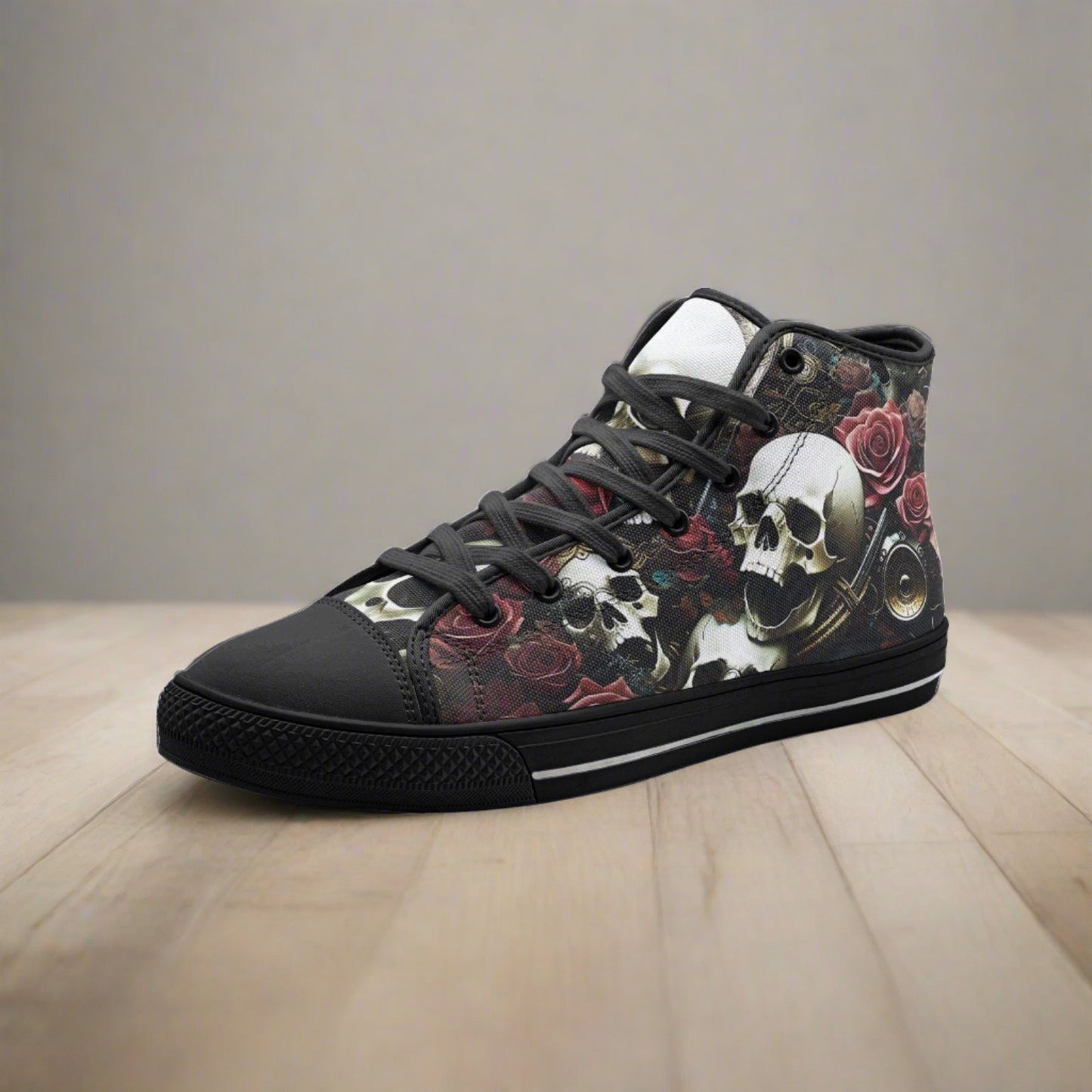 Cyberpunk Pink Cream Wearable Bold Art - Freaky Shoes | Custom Art Sneakers