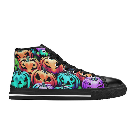 WOMEN'S Halloween Art 4 High Top Canvas Dreamcore Shoes