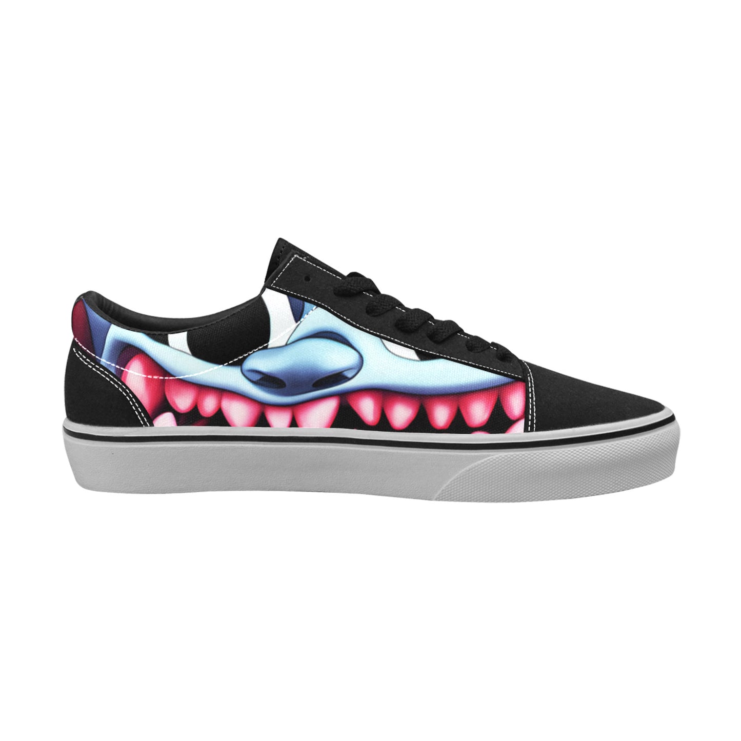 WOMEN'S Blue Rage Horror 2 Low Top Skateboarding Dreamcore Custom Sneakers