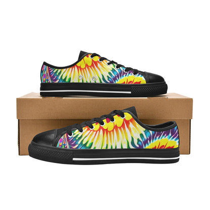 WOMEN'S Tie Dye Twist Canvas Dreamcore Shoes