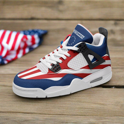 Phoenix Crimson Black Custom Bold Art - Freaky Shoes | Custom Art Sneakers