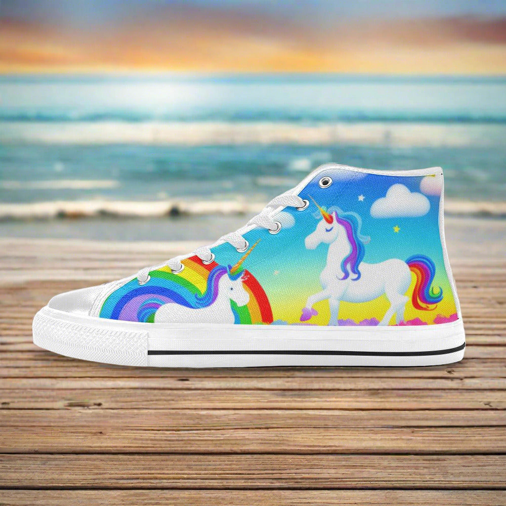 Holographic Silver Blue Custom WOMEN Bold Art - Freaky Shoes | Custom Art Sneakers