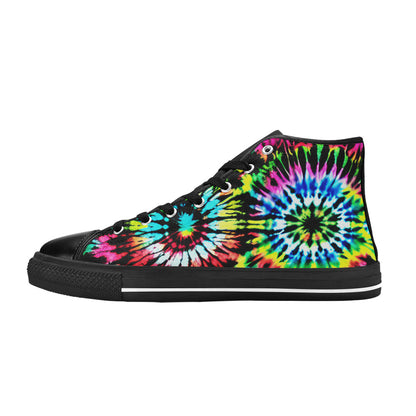 WOMEN'S Cc Tie Dye Art High Top Canvas Dreamcore Custom Sneakers