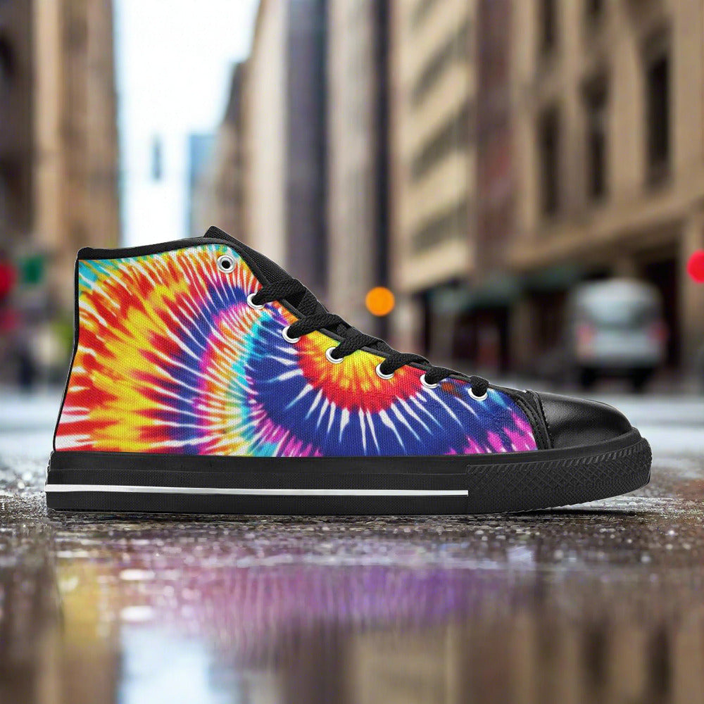 Butterfly Rainbow Pastel Soft Vivid WOMEN Bold Art - Freaky Shoes | Custom Art Sneakers
