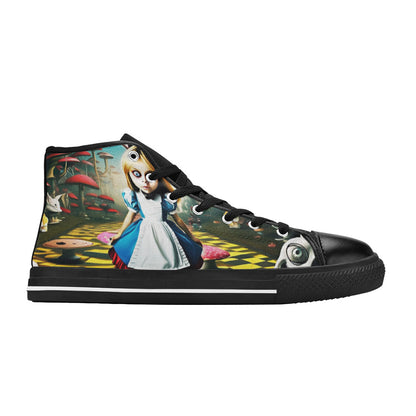 MEN'S Creepy Art 2 Men’S High Top Canvas Dreamcore Shoes