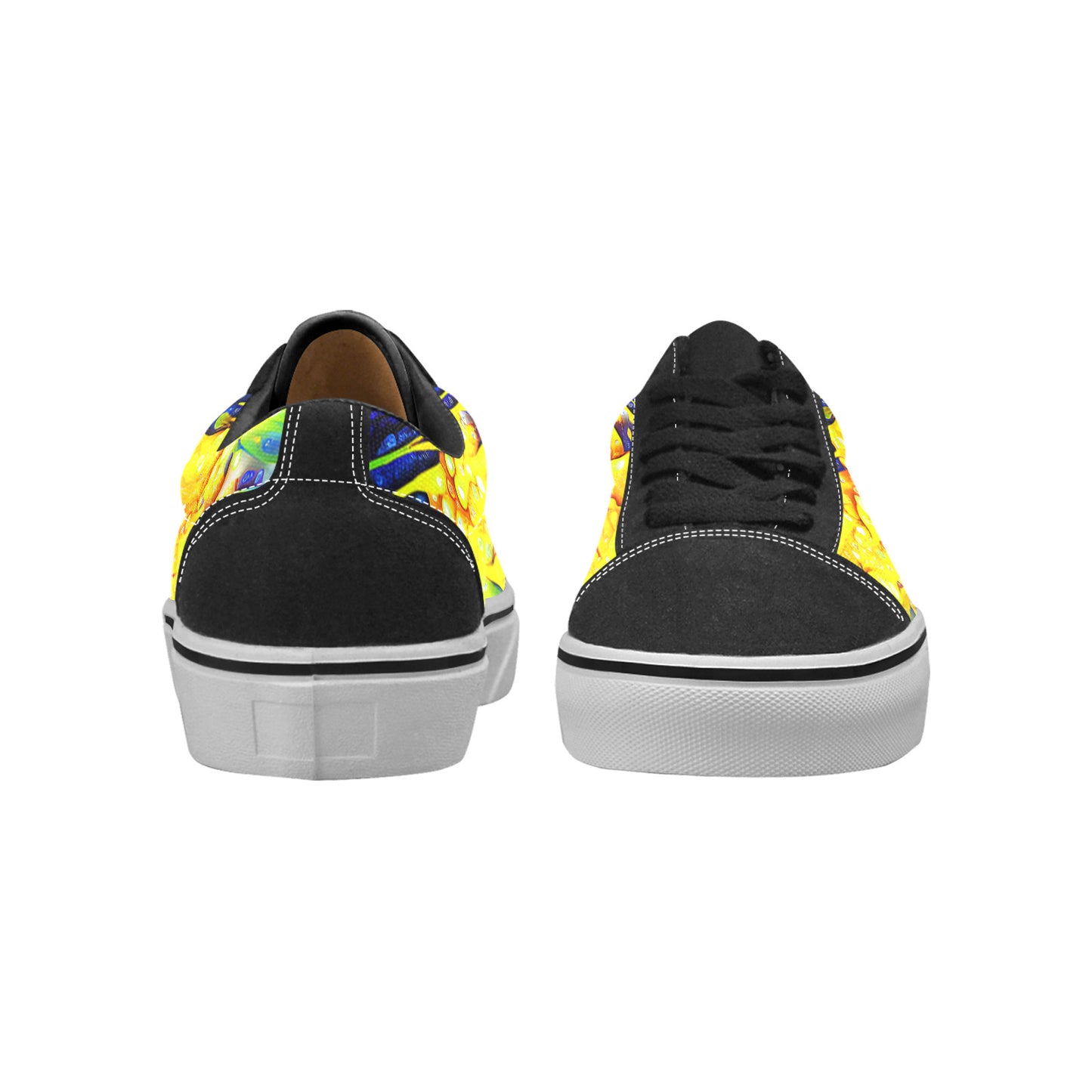 WOMEN'S Acid Drip 7 Low Top Skateboarding Y2K Custom Sneakers