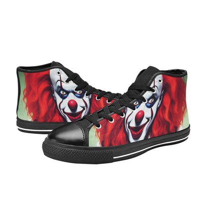 WOMEN'S Cc Evil Clown 1 High Top Canvas Vivid Custom Sneakers