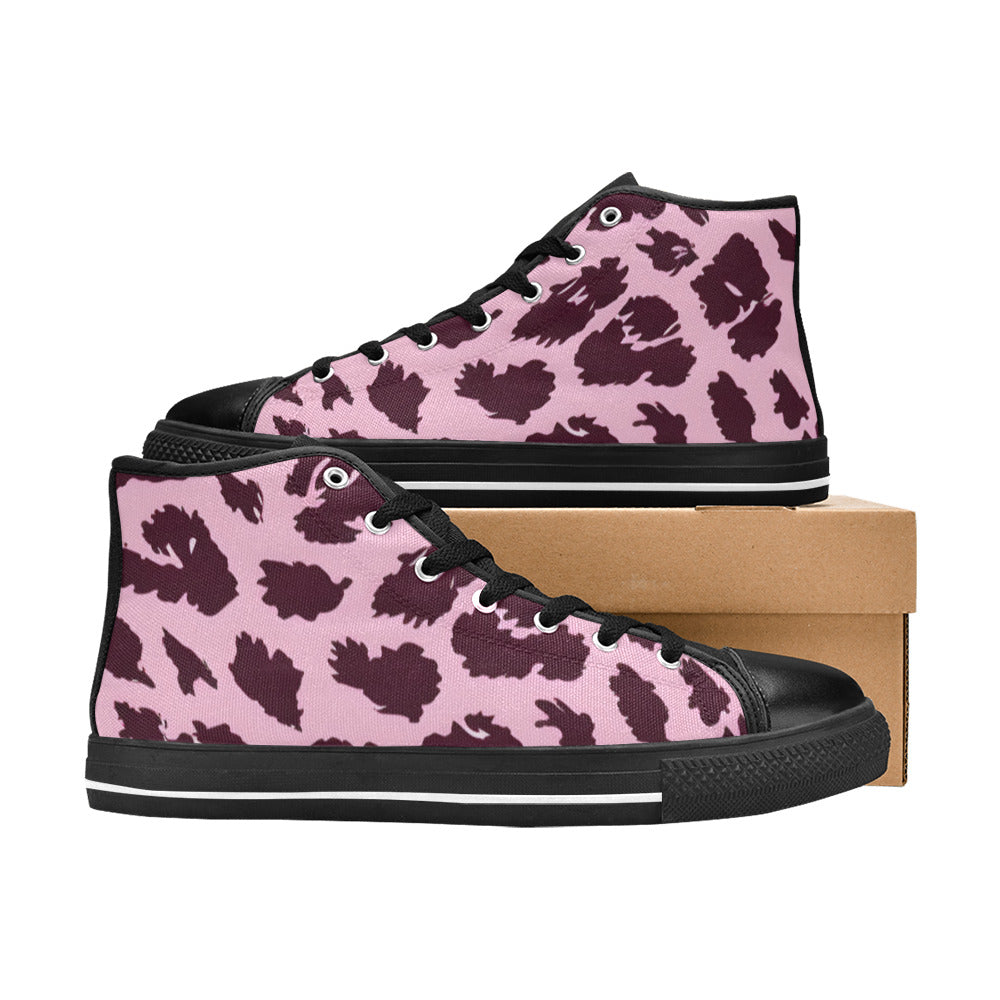 MEN'S Cc Animal Print Men’S High Top Canvas Y2K Custom Sneakers