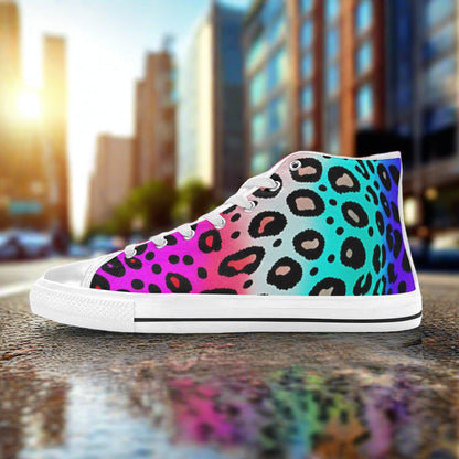 Wolf Amber Gold Vivid Bold Art - Freaky Shoes