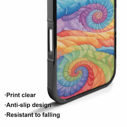 iPhone 17 Case — Tie Dye Swirls Tie Dye Tie, Customized Protective Case