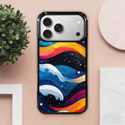 iPhone 17 Pro Max Case — Glossy Winter Wave Cartoon Cute, Customized Protective Case