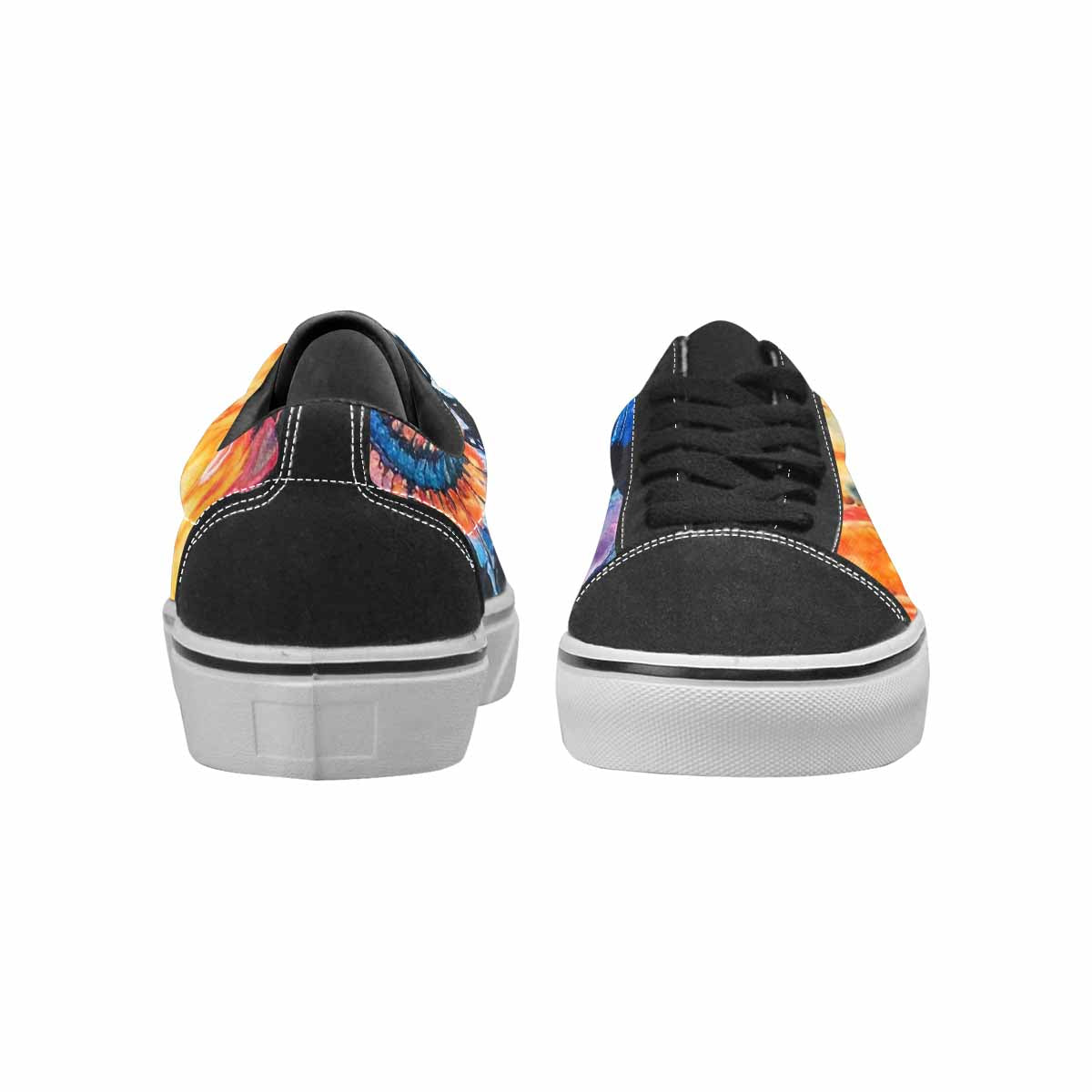 WOMEN'S Tie Lace-Up Canvas Cottagecore Custom Sneakers