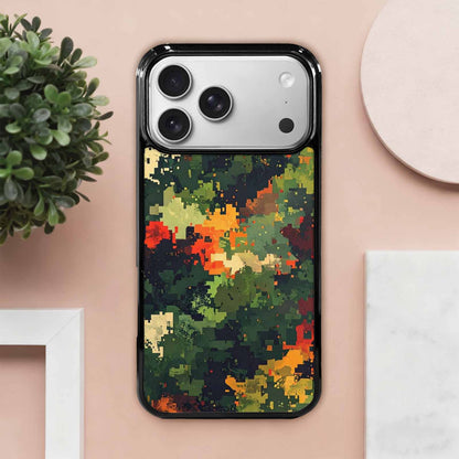 iPhone 17 Pro Max Case — Small Military Camouflage Blotch Camo, Custom Art Phone Cover