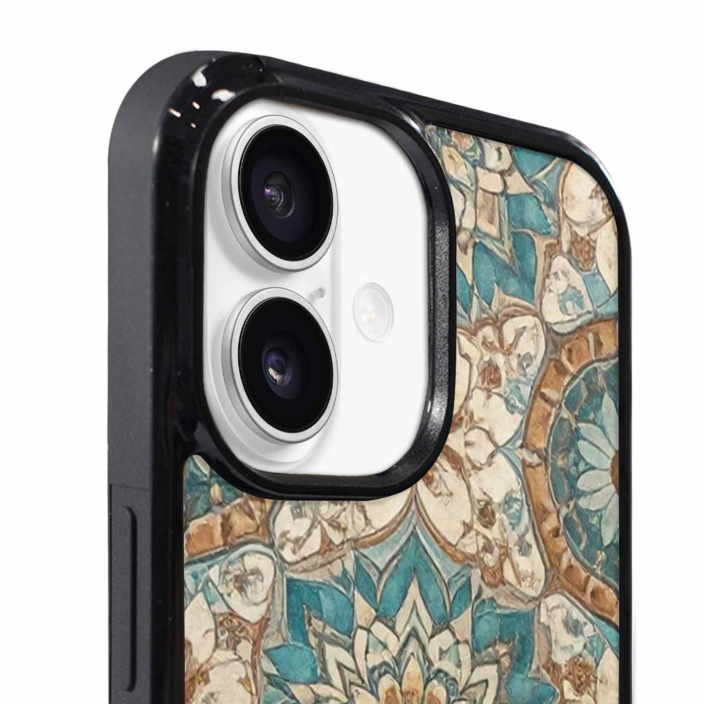 iPhone 17 Case — Small Mandala Pattern, Randomly Floral, Custom Print Case Cover
