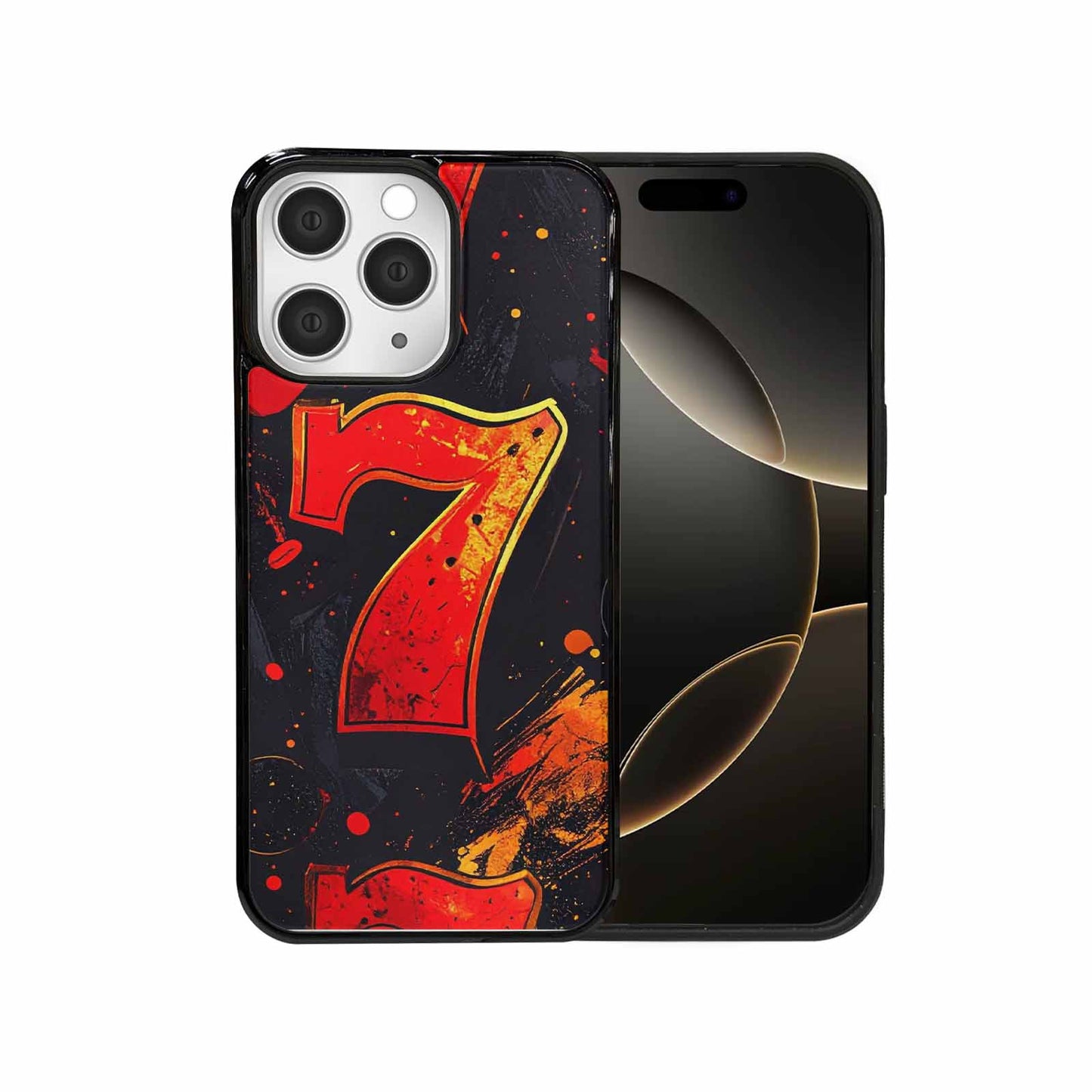 iPhone 15 Pro Max Case — Dice And Casino Pattern Seamless Repeat, Custom Print Case Cover
