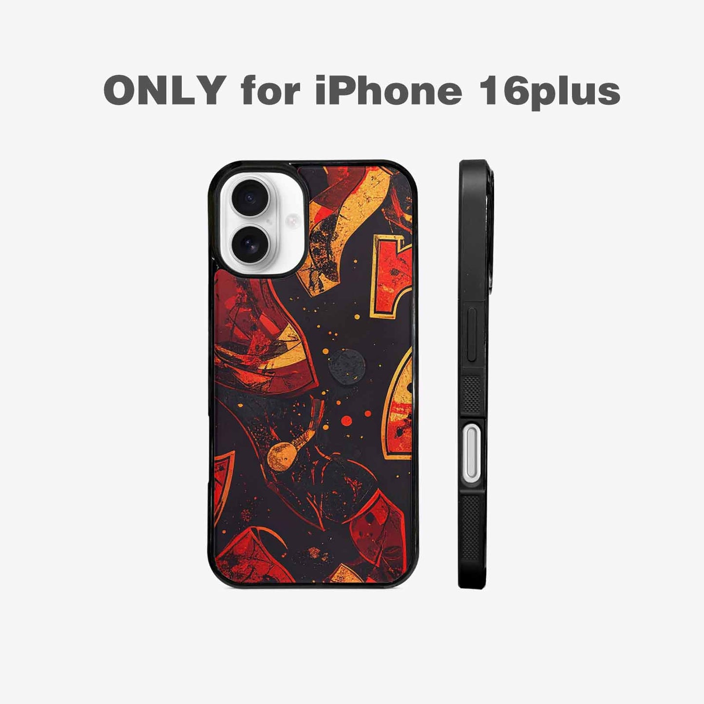 iPhone 16 Plus Case — Dice And Casino Pattern Seamless Repeat, Original Design Phone Case