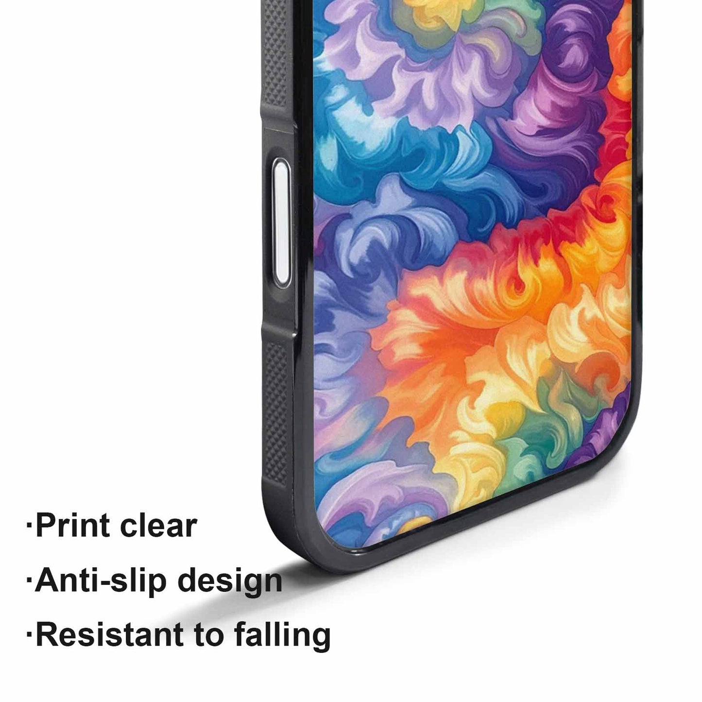 iPhone 17 Pro Case — Tie Dye Swirls Tie Dye Tie, Customized Protective Case