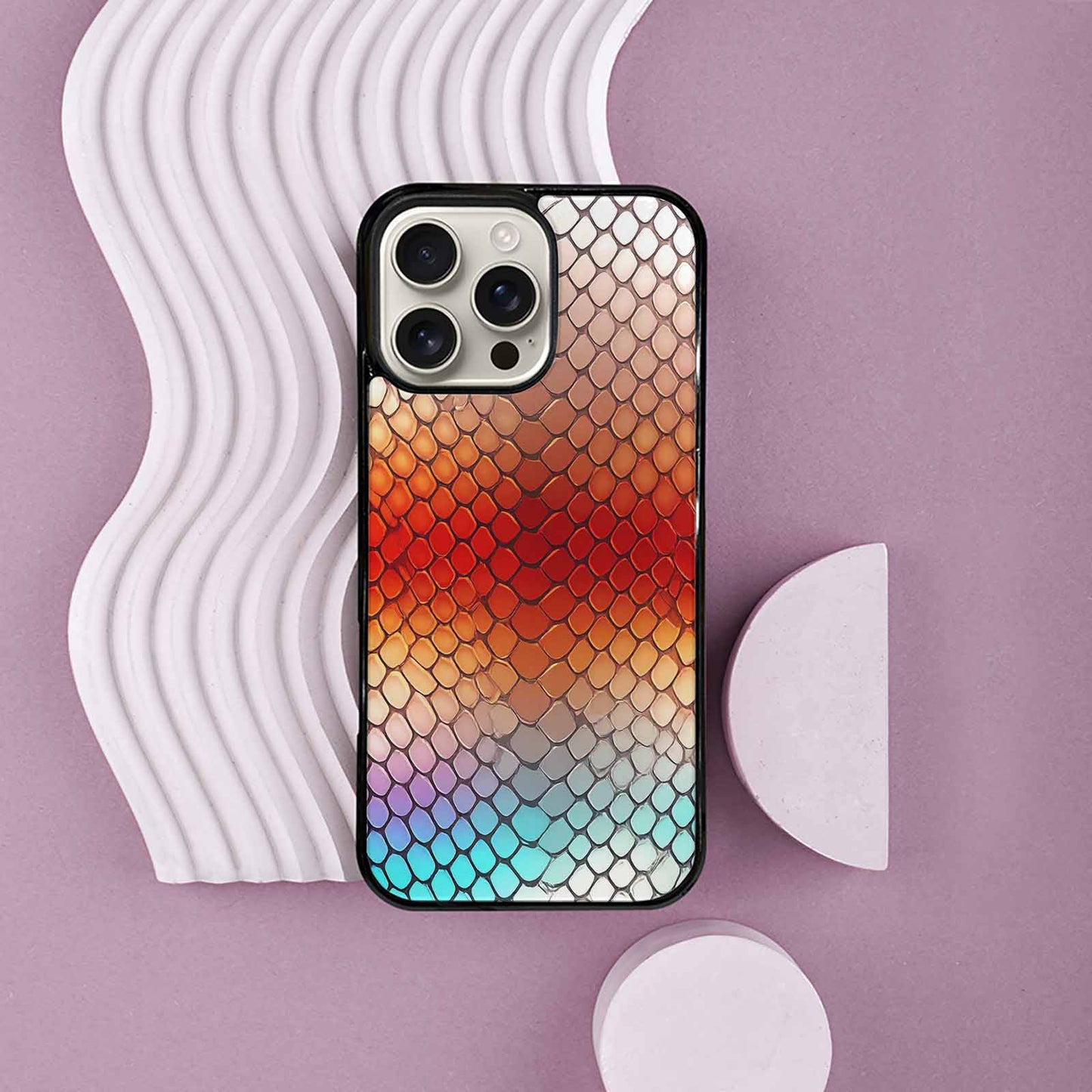 iPhone 16 Pro Max Case — Dark Snake Print Custom, Custom Printed Phone Case